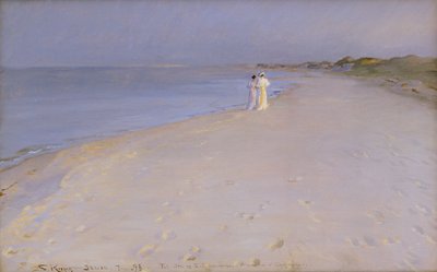 Sommerabend am Südstrand, Skagen von Peder Severin Krøyer